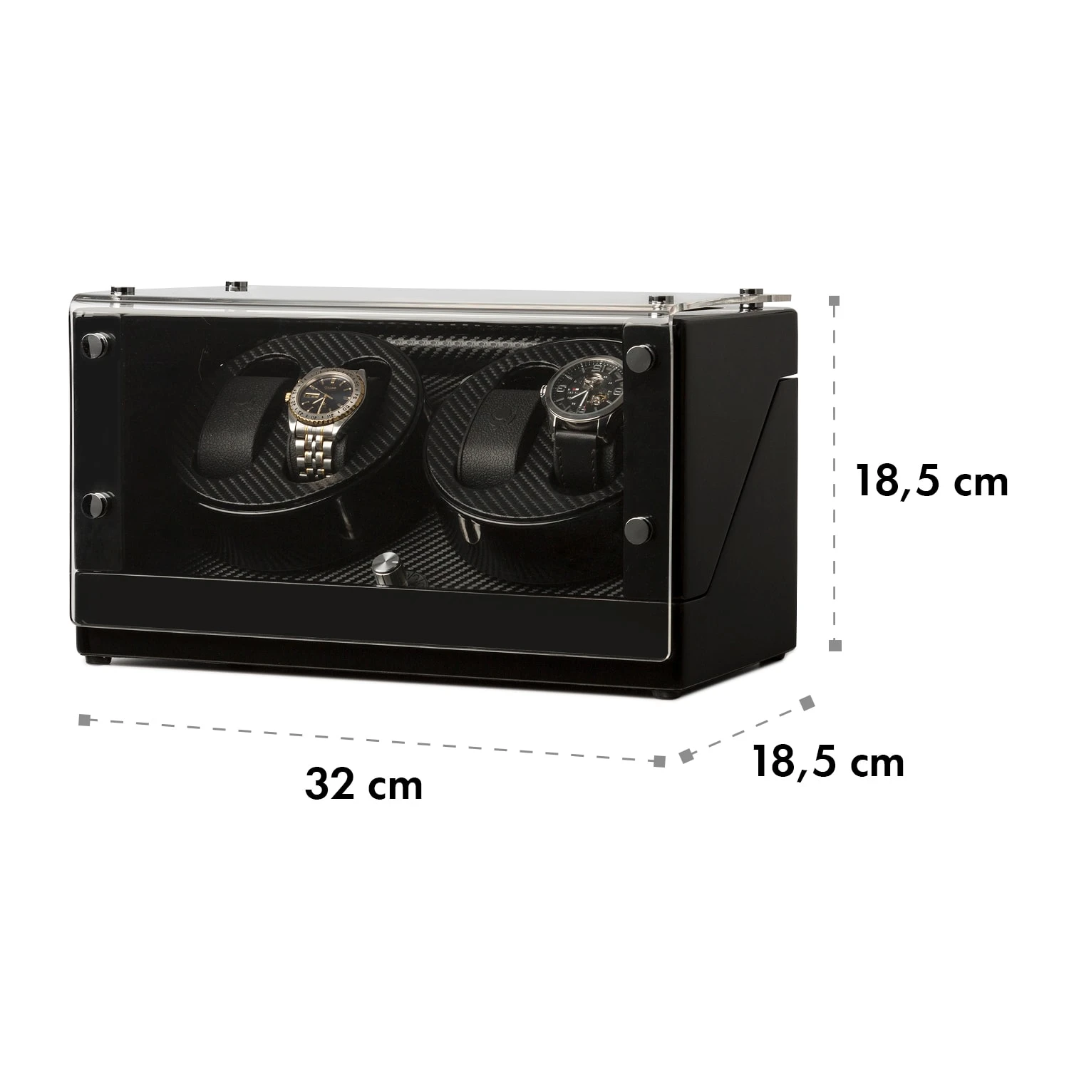 CA2PM Uhrenbeweger Für 4 Uhren Karbon-Optik 7 CA2PM Uhrenbeweger Für 4 Uhren Karbon-Optik – Bild 7