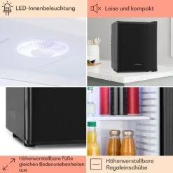 Happy Hour Minibar 5-15°C EEK G Lautlos 23dB LED-Licht 11 Happy Hour Minibar 5-15°C EEK G Lautlos 23dB LED-Licht -Bestes Haushaltsgeräte Geschäft 10005399 DE 0005 usp