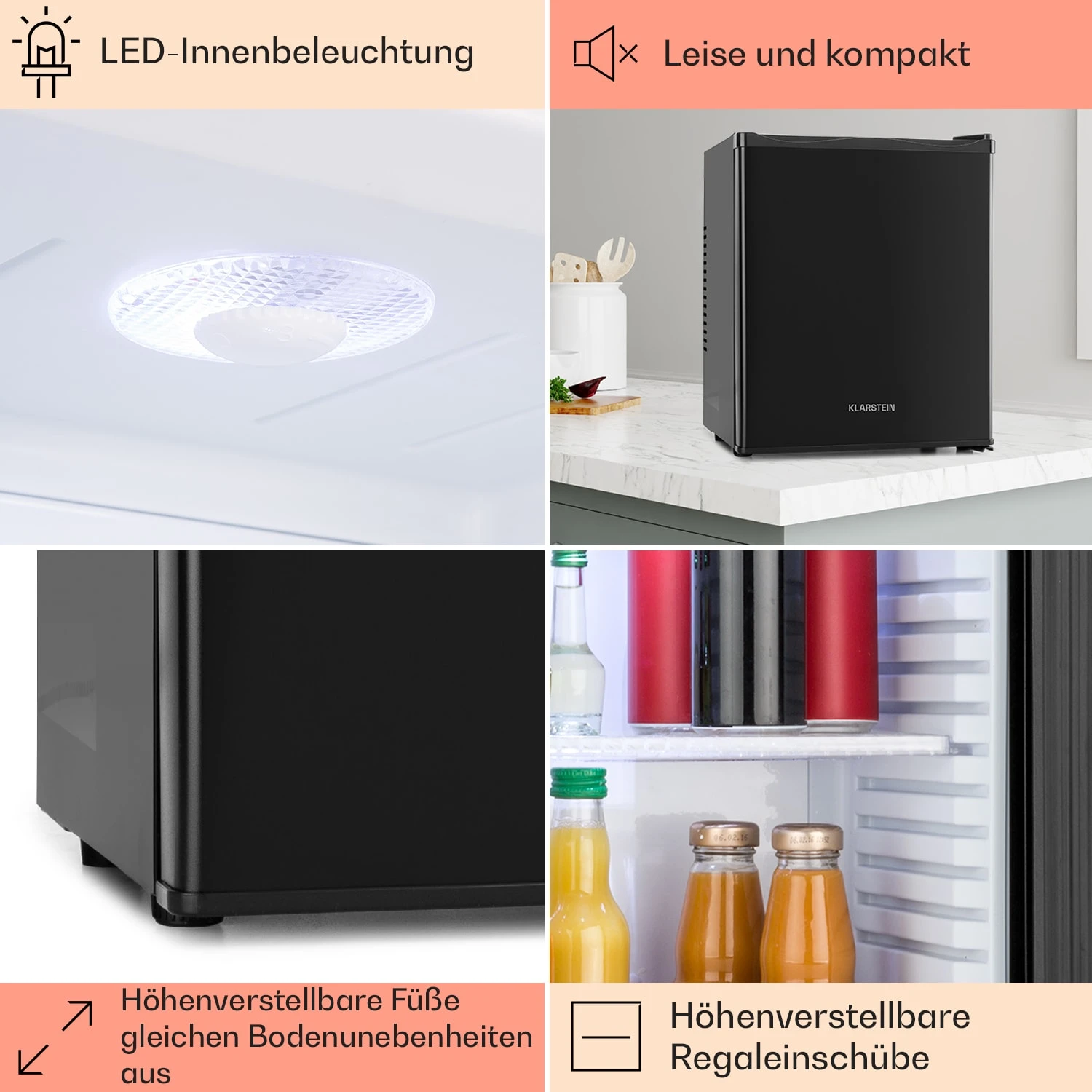 Happy Hour Minibar 5-15°C EEK G Lautlos 23dB LED-Licht 5 Happy Hour Minibar 5-15°C EEK G Lautlos 23dB LED-Licht – Bild 5