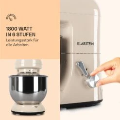 Bella Küchenmaschine 2000 W / 2,7 PS 5 Ltr Edelstahl BPA-frei -Bestes Haushaltsgeräte Geschäft 10008232 de 0003 logo