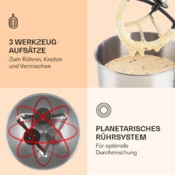 Bella Küchenmaschine 2000 W / 2,7 PS 5 Ltr Edelstahl BPA-frei -Bestes Haushaltsgeräte Geschäft 10008232 de 0004 logo