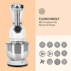 Lucia Küchenmaschine 3-in-1 2000 W / 2,7 PS 5 Ltr Edelstahl BPA-frei -Bestes Haushaltsgeräte Geschäft 10008236 de 0005 logo