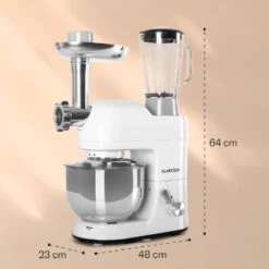Lucia Küchenmaschine 3-in-1 2000 W / 2,7 PS 5 Ltr Edelstahl BPA-frei -Bestes Haushaltsgeräte Geschäft 10008236 yy 0008 logo