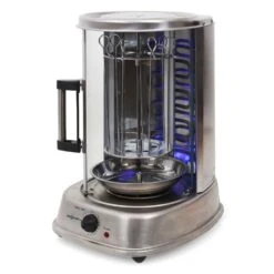 Kebap Master Pro Vertikalgrill 1500W Edelstahl Inkl. Spieß Set -Bestes Haushaltsgeräte Geschäft 10009355 yy 0006 detail oneconcept vertikalgrill