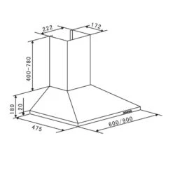 TR60WS Dunstabzugshaube 2x Fettfilter Edelstahl 60 Cm 340 M³/h -Bestes Haushaltsgeräte Geschäft 10011485 yy 0008 logo Klarstein TR60WS Dunstabzugshaube 2x Filter