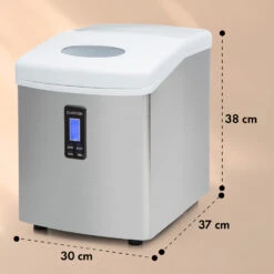 Mr. Silver-Frost Eismaschine 150W Edelstahl Weiß 15kg 13 Mr. Silver-Frost Eismaschine 150W Edelstahl Weiß 15kg -Bestes Haushaltsgeräte Geschäft 10020110 yy 0011 dimensions