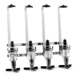 Hazlehov Quartett 4-fach Getränkespender Dosierer Wandmontage