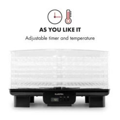 Bananarama Dörrautomat Schwarz 550W Trockner Dehydrator 6 Etagen -Bestes Haushaltsgeräte Geschäft 10027831 yy 0005 logo Klarstein Bananarama Doerrautomat schwarz reedit