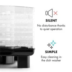 Bananarama Dörrautomat Schwarz 550W Trockner Dehydrator 6 Etagen -Bestes Haushaltsgeräte Geschäft 10027831 yy 0006 logo Klarstein Bananarama Doerrautomat schwarz reedit