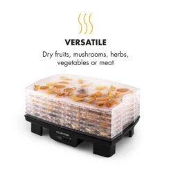 Bananarama Dörrautomat Schwarz 550W Trockner Dehydrator 6 Etagen -Bestes Haushaltsgeräte Geschäft 10027831 yy 0008 logo Klarstein Bananarama Doerrautomat schwarz reedit