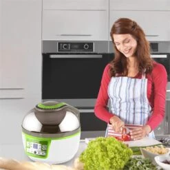 VitAir Turbo Heißluftfritteuse Grün-weiß 1400W Grillen Backen 9l -Bestes Haushaltsgeräte Geschäft 10028288 yy 0004 ambient klarstein vitair heissluft frieteuse