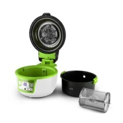 VitAir Turbo Heißluftfritteuse Grün-weiß 1400W Grillen Backen 9l -Bestes Haushaltsgeräte Geschäft 10028288 yy 0008 titel zubehoer 07 Klarstein VitAir Heissluftfritteuse gruen weiss