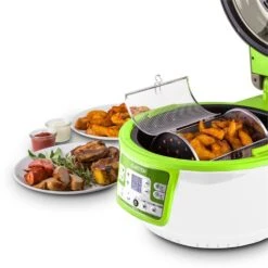 VitAir Turbo Heißluftfritteuse Grün-weiß 1400W Grillen Backen 9l -Bestes Haushaltsgeräte Geschäft 10028288 yy 0010 ambient klarstein vitair heissluft frieteuse