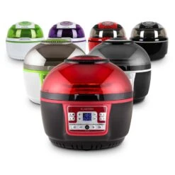 VitAir Turbo Heißluftfritteuse Rot-schwarz 1400W Grillen Backen 9l -Bestes Haushaltsgeräte Geschäft 10028289 yy 0011 variant