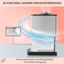 Icebreaker Ice Crusher 15kg/h 3,5Liter Eisbehälter Edelstahl -Bestes Haushaltsgeräte Geschäft 10028440 de 0005 usp