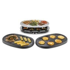 All-U-Can-Grill Raclette 4-in-1 Pancake Crêpes Steinplatte 8 Personen 13 All-U-Can-Grill Raclette 4-in-1 Pancake Crêpes Steinplatte 8 Personen -Bestes Haushaltsgeräte Geschäft 10028450 yy 0004 titel Klarstein All U Can Grill Raclettegrill 4in1