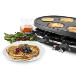 All-U-Can-Grill Raclette 4-in-1 Pancake Crêpes Steinplatte 8 Personen 18 All-U-Can-Grill Raclette 4-in-1 Pancake Crêpes Steinplatte 8 Personen -Bestes Haushaltsgeräte Geschäft 10028450 yy 0009 titel Klarstein All U Can Grill Raclettegrill 4in1