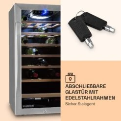 Vinamour 26 Uno Weinkühlschrank 26 Flaschen 88 Liter Edelstahl LED 10 Vinamour 26 Uno Weinkühlschrank 26 Flaschen 88 Liter Edelstahl LED -Bestes Haushaltsgeräte Geschäft 10028491 de 0004 logo