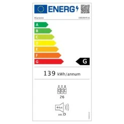 Vinamour 26 Uno Weinkühlschrank 26 Flaschen 88 Liter Edelstahl LED 13 Vinamour 26 Uno Weinkühlschrank 26 Flaschen 88 Liter Edelstahl LED -Bestes Haushaltsgeräte Geschäft 10028491 energy label
