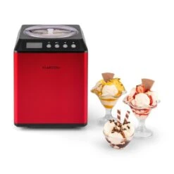 Vanilla Sky Eiscreme-Maschine Kompressor 2l 180W Edelstahl Rot -Bestes Haushaltsgeräte Geschäft 10028874 yy 0007 ambient Klarstein Vanilla Sky Eismaschine