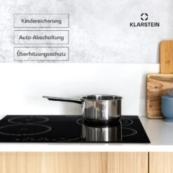 Virtuosa Keramikkochfeld Einbauherd 6500W 59x52cm 4 Zonen Glaskeramik 14 Virtuosa Keramikkochfeld Einbauherd 6500W 59x52cm 4 Zonen Glaskeramik -Bestes Haushaltsgeräte Geschäft 10029239 de 0006 usp