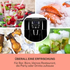 Ice Volcano 2G Eismaschine LED 12kg Je 24h 2l 6-12min Schwarz 11 Ice Volcano 2G Eismaschine LED 12kg Je 24h 2l 6-12min Schwarz -Bestes Haushaltsgeräte Geschäft 10030844 DE 0003 usp