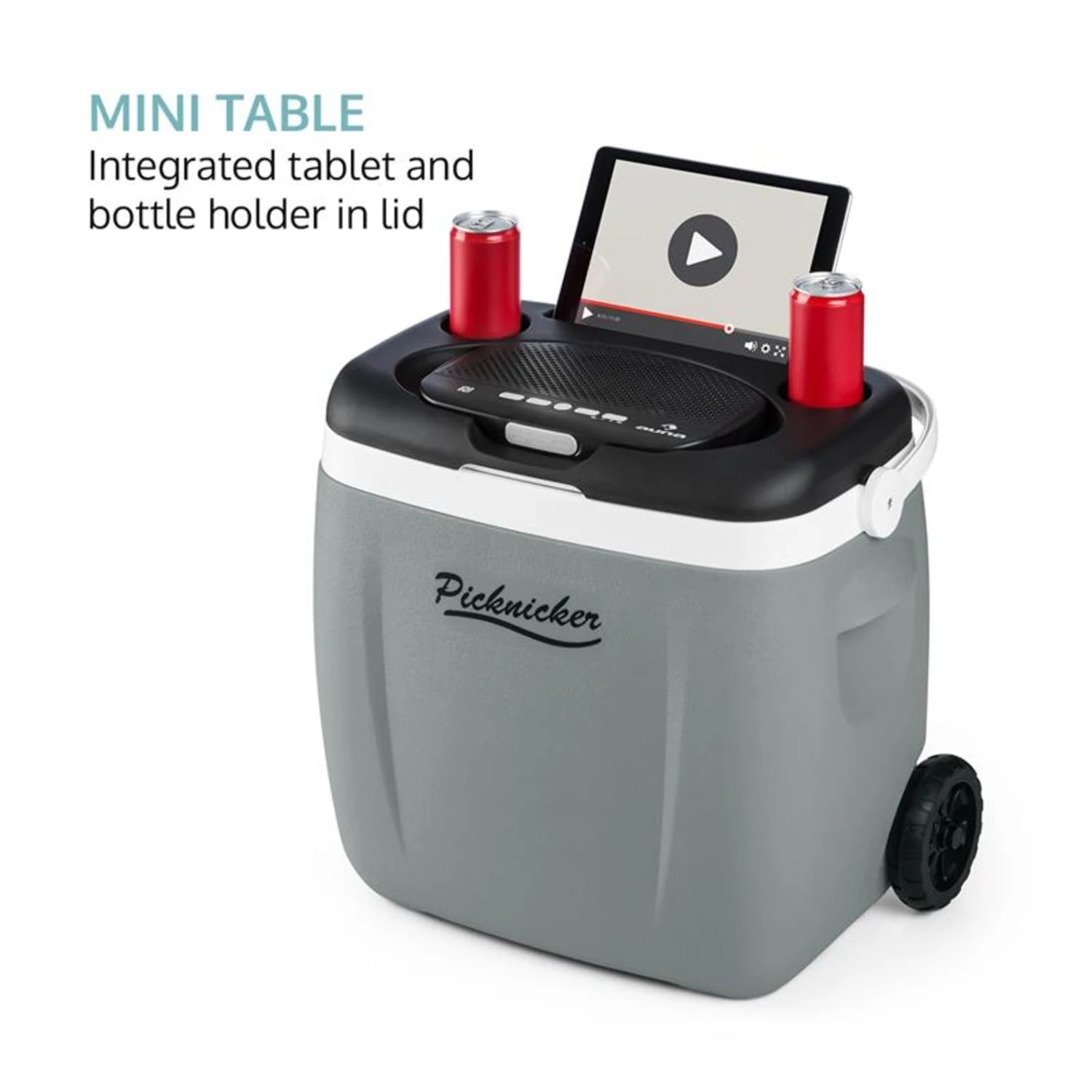 Picknicker Trolley Music Cooler 36l Trolley-Kühlbox BT-Lautsprecher 4 Picknicker Trolley Music Cooler 36l Trolley-Kühlbox BT-Lautsprecher – Bild 4