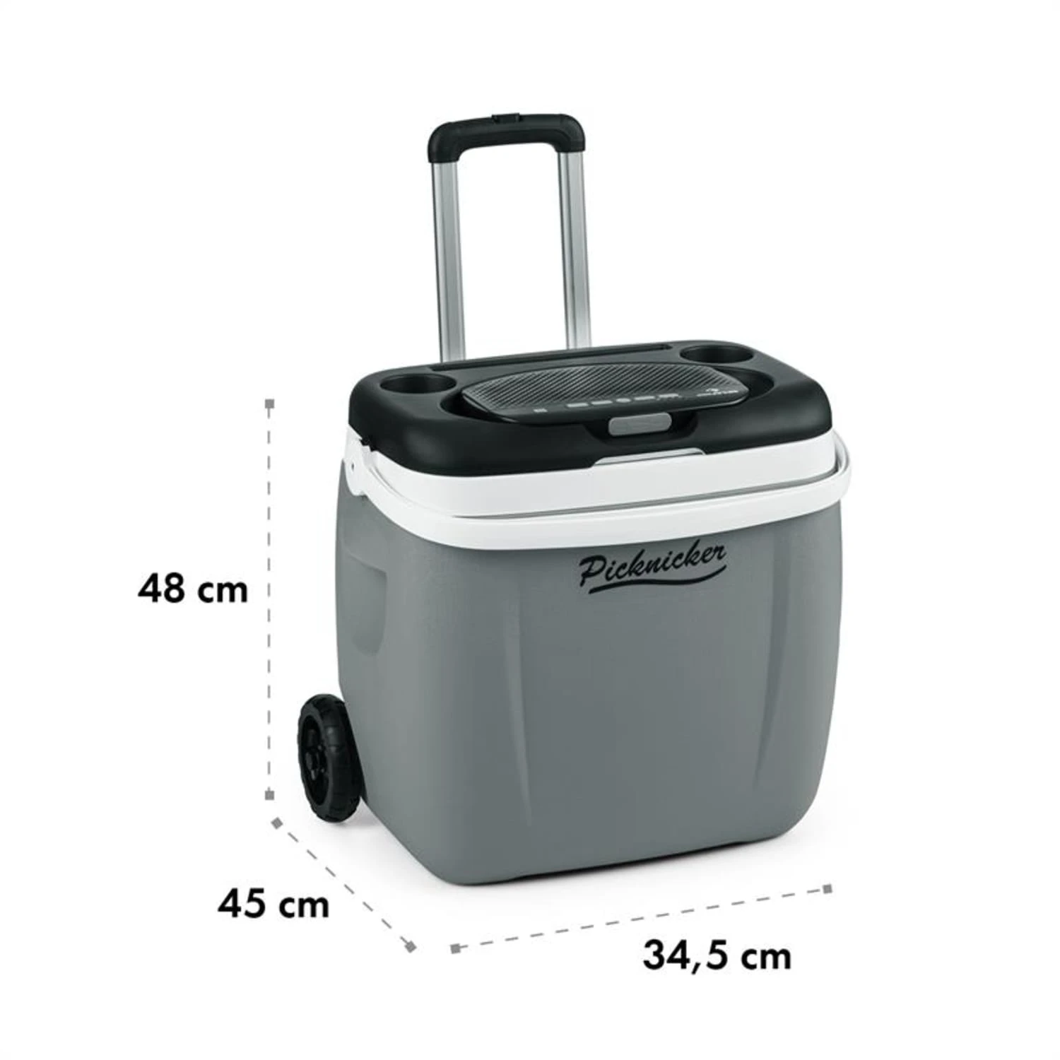 Picknicker Trolley Music Cooler 36l Trolley-Kühlbox BT-Lautsprecher 9 Picknicker Trolley Music Cooler 36l Trolley-Kühlbox BT-Lautsprecher – Bild 9