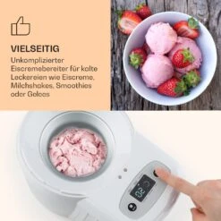 Schneeflöckchen Eiscremebereiter Thermoelektrisch 700ml Leise Weiß -Bestes Haushaltsgeräte Geschäft 10031663 de 0004 logo