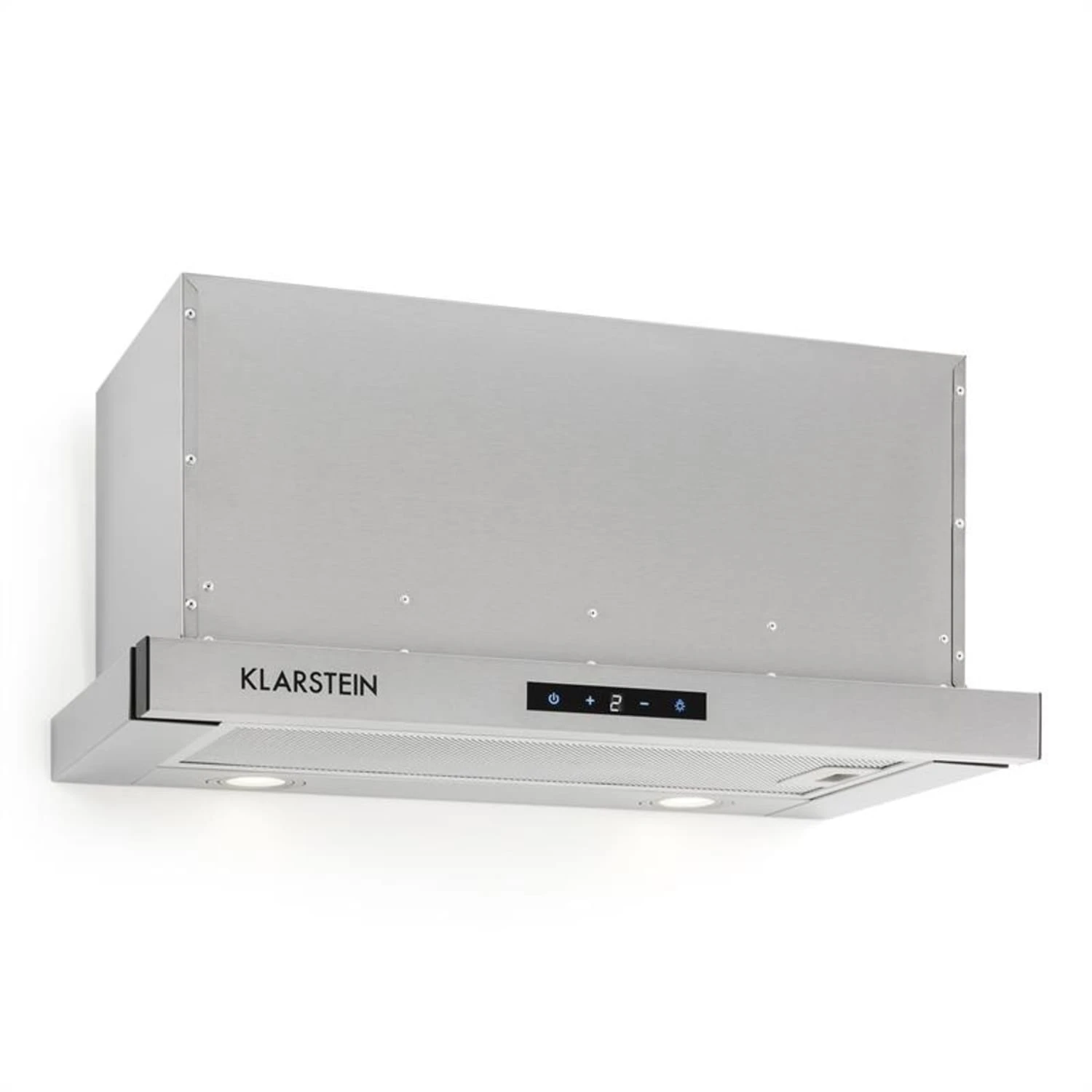 Vinea Unterbau-Dunstabzugshaube Flachschirmhaube 60cm Silber 1 Vinea Unterbau-Dunstabzugshaube Flachschirmhaube 60cm Silber