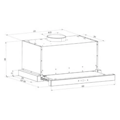 Vinea Unterbau-Dunstabzugshaube Flachschirmhaube 60cm Silber 16 Vinea Unterbau-Dunstabzugshaube Flachschirmhaube 60cm Silber -Bestes Haushaltsgeräte Geschäft 10031682 yy 0008 detail Klarstein Vinea Unterbau Dunstabzugshaube silber