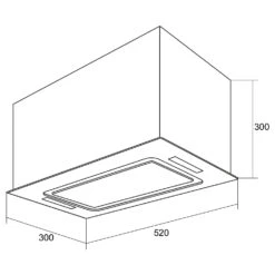 HEKTOR Dunstabzugshaube Beleuchtung Aluminium-Filter Timer 18 HEKTOR Dunstabzugshaube Beleuchtung Aluminium-Filter Timer -Bestes Haushaltsgeräte Geschäft 10031695 yy 0009 dimensions