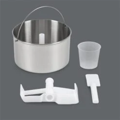 Vanilly Sky Family Eiscremebereiter Frozen Yoghurt 250W 2,5l Schwarz -Bestes Haushaltsgeräte Geschäft 10031848 yy 0007 detail Klarstein Vanilly Sky Family Eiscremebereiter schwarz