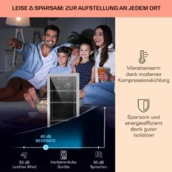 Beersafe 6XL Kühlschrank 201 Liter 5 Böden Panoramaglastür Edelstahl -Bestes Haushaltsgeräte Geschäft 10031930 DE 0003 usp