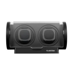 Lugano Uhrenbeweger Kunststoff 2 Uhren 4 Modi Schwarz -Bestes Haushaltsgeräte Geschäft 10032007 yy 0003 front Klarstein Lugano Uhrenbeweger schwarz