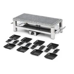Schmelzlette Raclette 1500W Naturstein-Platte Edelstahlgehäuse 10 Schmelzlette Raclette 1500W Naturstein-Platte Edelstahlgehäuse -Bestes Haushaltsgeräte Geschäft 10032028 yy 0004 detail Klarstein Schmelzlette Raclette 1500W Edelstahl