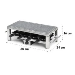 Schmelzlette Raclette 1500W Naturstein-Platte Edelstahlgehäuse 12 Schmelzlette Raclette 1500W Naturstein-Platte Edelstahlgehäuse -Bestes Haushaltsgeräte Geschäft 10032028 yy 0006 logo Klarstein Schmelzlette Raclette 1500W Edelstahl