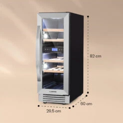 Vinovilla 17 Built-In Duo Weinkühlschrank 2 Zonen 53l 17 Fl. Glastür -Bestes Haushaltsgeräte Geschäft 10032030 yy 0007 logo