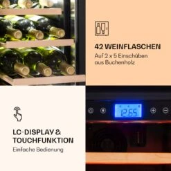 Vinovilla 42 Twin Built-In Duo Weinkühlschrank 2 Zonen 126l 42 Fl Glas -Bestes Haushaltsgeräte Geschäft 10032032 de 0005 logo