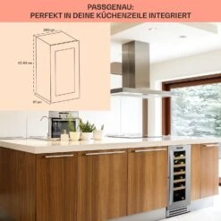 Vinovilla Smart Weinkühlschrank 50l / 20 Flaschen Glastür Edelstahl -Bestes Haushaltsgeräte Geschäft 10032037 DE 0006 usp