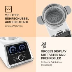 GrandPrix Küchenmaschine 500W / 1000W 2,5l Edelstahl-Rührschüssel -Bestes Haushaltsgeräte Geschäft 10032089 de 0004 logo