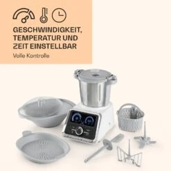 GrandPrix Küchenmaschine 500W / 1000W 2,5l Edelstahl-Rührschüssel -Bestes Haushaltsgeräte Geschäft 10032089 de 0006 logo