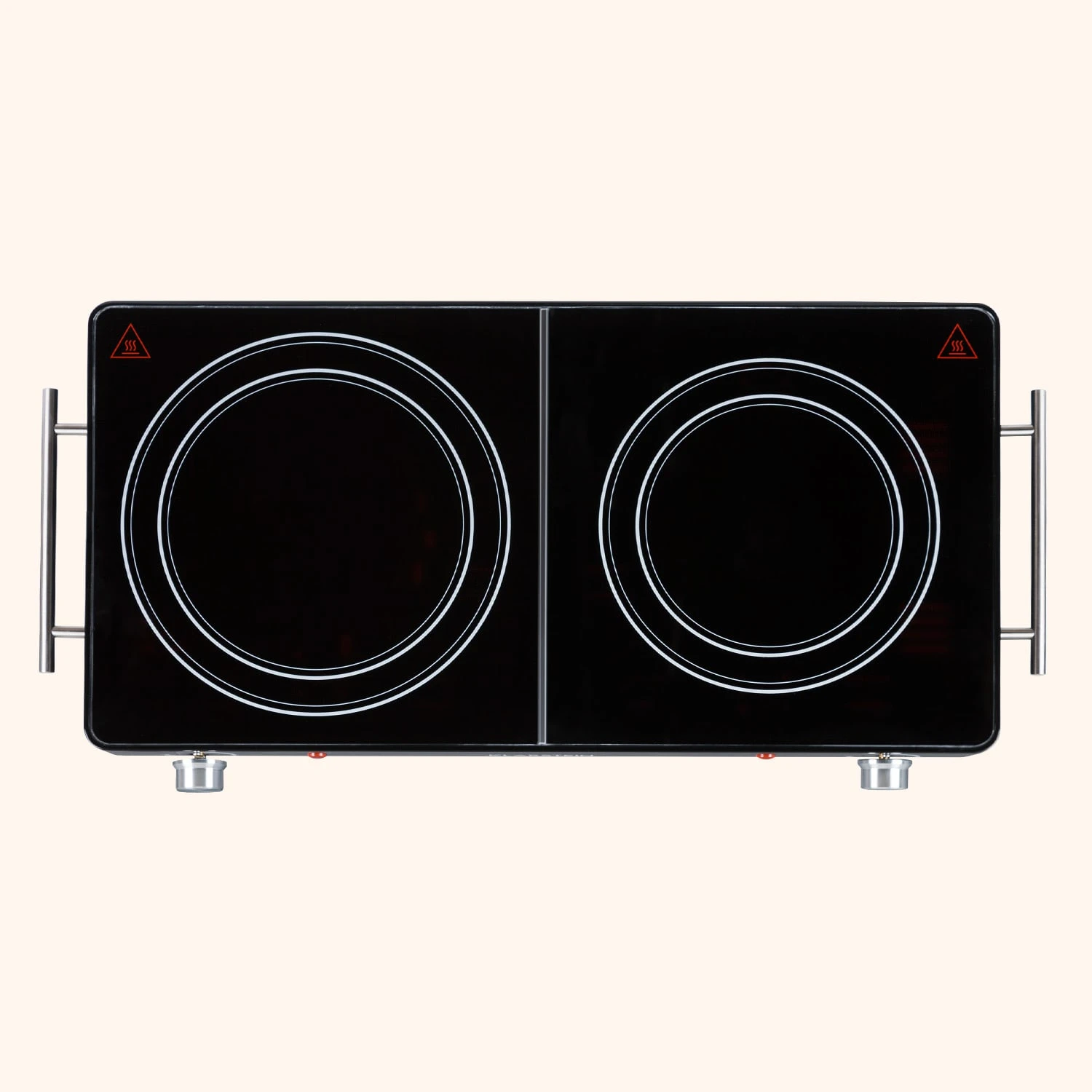 VariCook Duo Kochplatte 3000W Edelstahlgehäuse Tragegriffe 5 VariCook Duo Kochplatte 3000W Edelstahlgehäuse Tragegriffe – Bild 5