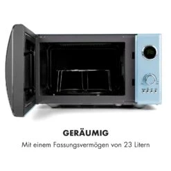 Fine Dinesty 2-in-1-Mikrowelle: 23l 800W / Grill: 1000W Blau -Bestes Haushaltsgeräte Geschäft 10032201 de 0006 logo