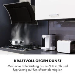 Sabia 90 Dunstabzugshaube 90cm 600m³/h LEDs 3 Leistungsstufen Schwarz -Bestes Haushaltsgeräte Geschäft 10032292 de 0007 logo