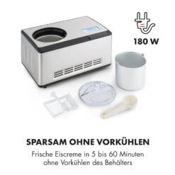 Dolce Bacio Eiscremebereiter Kompressor 2l LCD-Display Touch Edelstahl -Bestes Haushaltsgeräte Geschäft 10032322 de 0005 logo