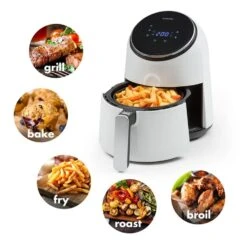 AirVital Heißluftfritteuse 1300W 2,5l CeraPlus-Antihaft Touch Weiß 11 AirVital Heißluftfritteuse 1300W 2,5l CeraPlus-Antihaft Touch Weiß -Bestes Haushaltsgeräte Geschäft 10032331 yy 0003 logo Klarstein AirVital Heissluftfritteuse 1300W weiss