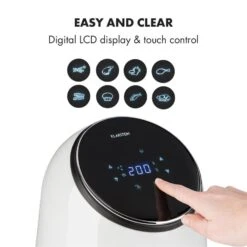 AirVital Heißluftfritteuse 1300W 2,5l CeraPlus-Antihaft Touch Weiß 13 AirVital Heißluftfritteuse 1300W 2,5l CeraPlus-Antihaft Touch Weiß -Bestes Haushaltsgeräte Geschäft 10032331 yy 0005 logo Klarstein AirVital Heissluftfritteuse 1300W weiss