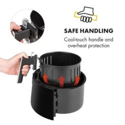 AirVital Heißluftfritteuse 1300W 2,5l CeraPlus-Antihaft Touch Schwarz -Bestes Haushaltsgeräte Geschäft 10032332 yy 0008 logo Klarstein AirVital Heissluftfritteuse 1300W schwarz