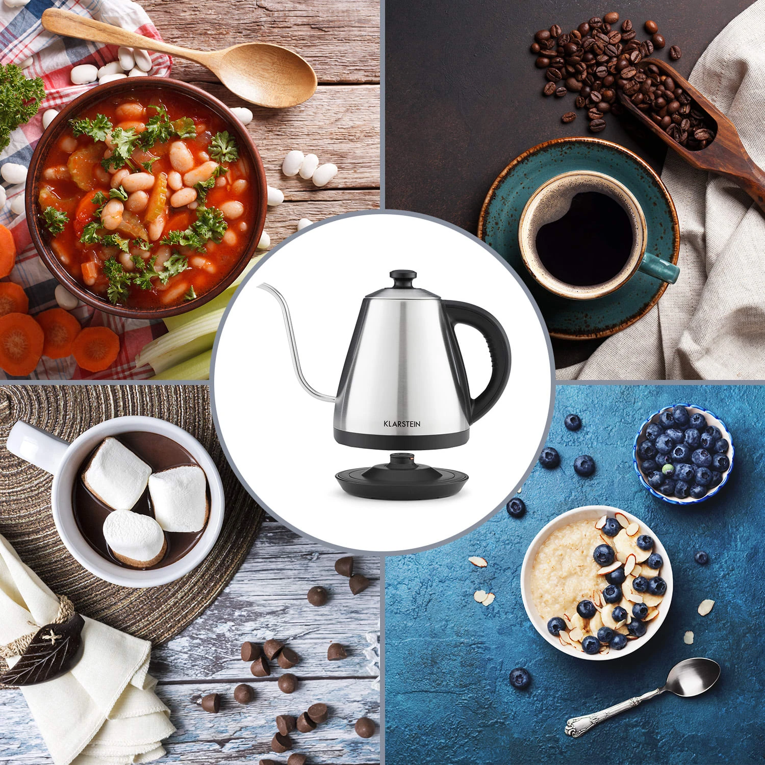 Garcon Wasserkocher 1L 2000W Warmhaltefunktion Schwanenhals Edelstahl 8 Garcon Wasserkocher 1L 2000W Warmhaltefunktion Schwanenhals Edelstahl – Bild 8